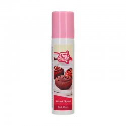 Bombe spray velours 100 ml FunCakes couleur Choco foncé