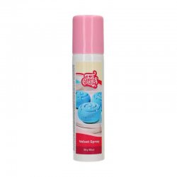 Bombe spray velours 100 ml FunCakes couleur Bleu ciel