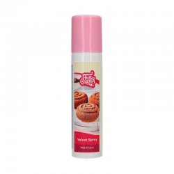 Bombe spray velours 100 ml FunCakes couleur Chocolat au lait