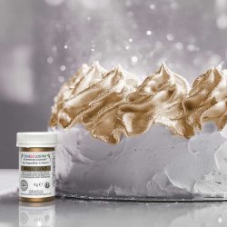 Lustre comestible 4g Sugarflair Or brillant