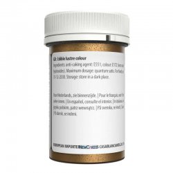 Lustre comestible 4g Sugarflair couleurs Or brillant