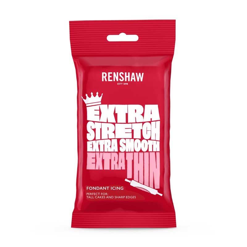 Pâte à sucre de couverture Extra Renshaw 250gr couleurs Rose Pâte à sucre de couverture Extra Renshaw 250gr couleurs Rose