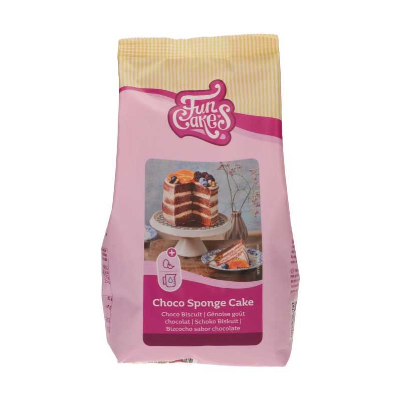 Préparation Mix pour Choco Sponge Cake 500g FunCakes Préparation Mix pour Choco Sponge Cake 500g FunCakes