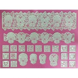 Tapis Dentelle Day Of The Dead Cake Lace