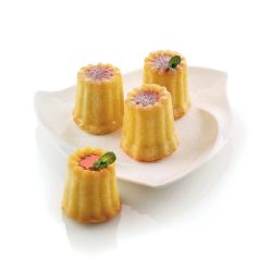 Moule Silicone Professionnel Cannelé Ø55mm - Silikomart | 8 Cavités