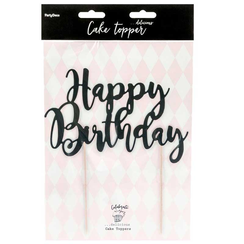 Gros joyeux anniversaire amour drapeau gâteau Topp... - Grandado