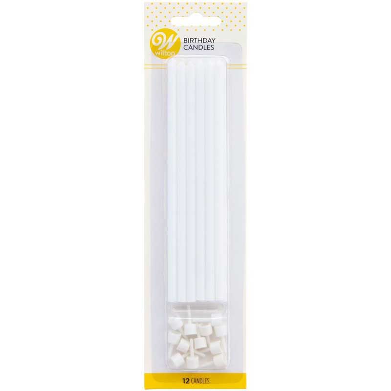 Bougies d’anniversaire longues blanches Wilton – Élégance et hauteur pour vos gâteaux de fête Bougies d’anniversaire longues blanches Wilton – Élégance et hauteur pour vos gâteaux de fête