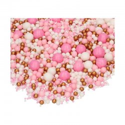 FunCakes Soft Pearls Mix – Perles Comestibles Douces pour Décoration Pink Celebration