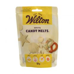 Candy Melts® Wilton 125 g – Chocolat de Couverture Coloré pour Cake Pops, Moulage & Décorations Blanc