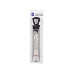 Thermomètre à bonbon professionnel Wilton – Précision de 40 à 200°C pour confiseries, fritures et chocolat