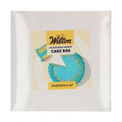 Boîte à Gâteaux Wilton à Hauteur Réglable – 5 Tailles pour Transport Sécurisé des Gâteaux Hauts