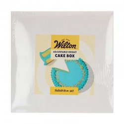 Boîte à Gâteaux Wilton à Hauteur Réglable – Tailles 25x25x20-28 cm