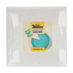 Boîte à Gâteaux Wilton à Hauteur Réglable – Tailles 30x30x20-28 cm