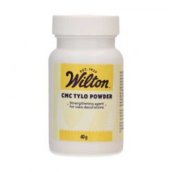 Wilton CMC Poudre de Tylo – Renforcez vos décorations en pâte à sucre 40 g