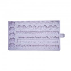 Karen Davies – Moule en Silicone Large Lambeth Borders | Décors raffinés pour gâteaux