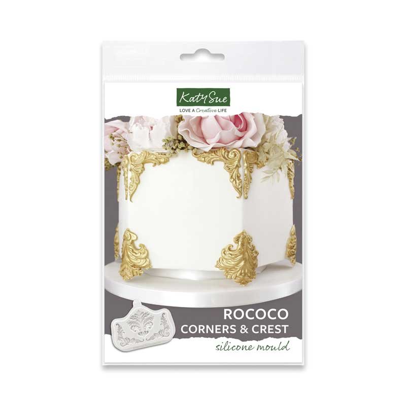 Katy Sue – Moule en Silicone Coins & Crête à Volutes Rococo – Décorations Gâteaux et Loisirs Créatifs Katy Sue – Moule en Silicone Coins & Crête à Volutes Rococo – Décorations Gâteaux et Loisirs Créatifs