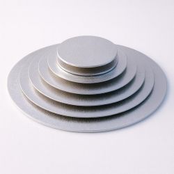 Plateau de présentation rond fin pour gâteau de 10 à 35 cm de diamètre
