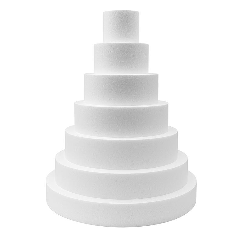 Dummy support polystyrène rond de 10 à 35 cm de diamètre par 10cm de hauteur Dummy support polystyrène rond de 10 à 35 cm de diamètre par 10cm de hauteur