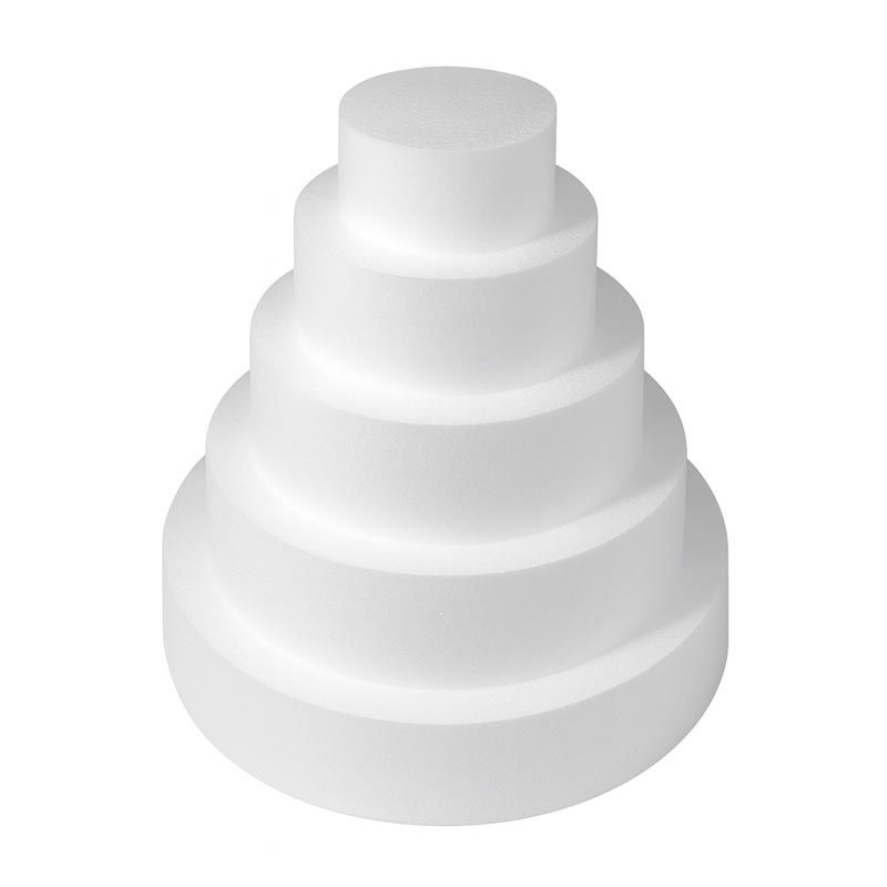 Dummy support polystyrène rond de 10 à 30 cm de diamètre par 7cm de hauteur Dummy support polystyrène rond de 10 à 30 cm de diamètre par 7cm de hauteur