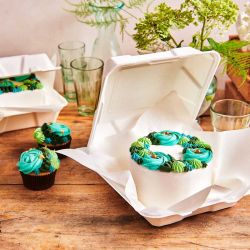 FunCakes – Boîtes à gâteaux Bento 15×15 cm Blanc