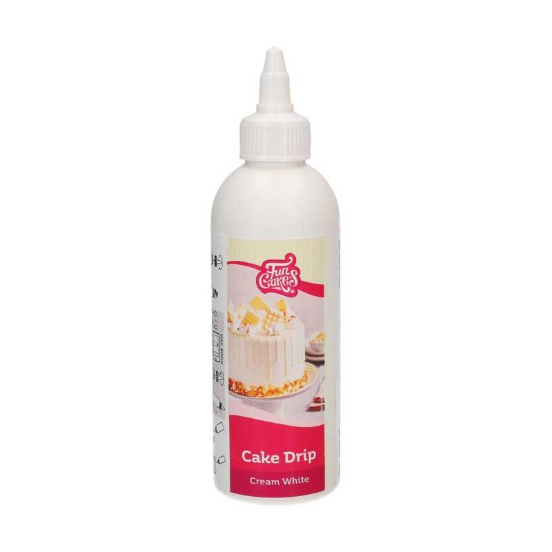 FunCakes Cake Drip Crème Blanche 180 g – Glaçage vanille prêt à l’emploi pour drip cake FunCakes Cake Drip Crème Blanche 180 g – Glaçage vanille prêt à l’emploi pour drip cake