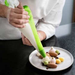 One Way Masterline – Poches à Douille Vertes 18" (46 × 26 cm) – Pack de 100, HACCP, qualité pro