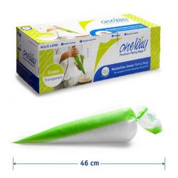 One Way Masterline – Poches à Douille Vertes 18" (46 × 26 cm) – Pack de 100, HACCP, qualité pro
