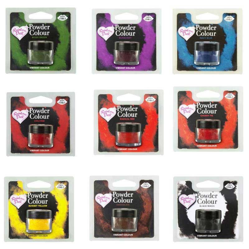 Rainbow Dust – Powder Colour | Colorant alimentaire en poudre (couleur au choix) Rainbow Dust – Powder Colour | Colorant alimentaire en poudre (couleur au choix)