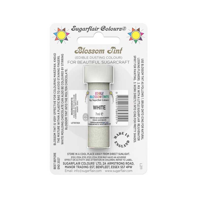 Sugarflair Blossom Tint – Poudre Alimentaire BLANC 7 ml Sugarflair Blossom Tint – Poudre Alimentaire BLANC 7 ml