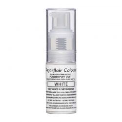 Sugarflair Puff Dust Blanc – Pompe Spray Poudre Comestible 10 g