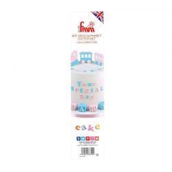 Lettres Art Deco minuscules FMM Sugarcraft