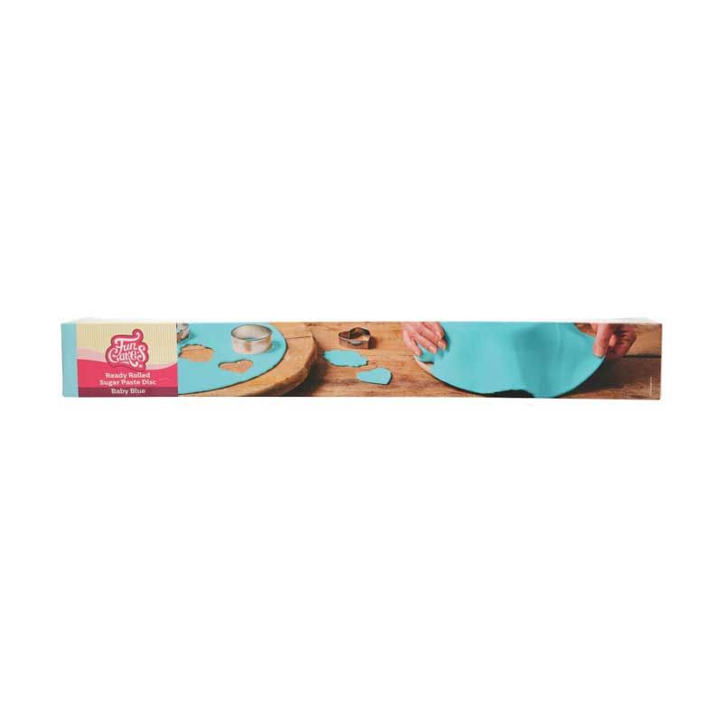 FunCakes – Pâte à Sucre Étalée 430 g (disque prêt à poser) – Couleurs au choix
