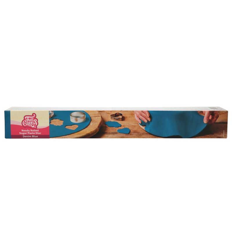 FunCakes – Pâte à Sucre Étalée 430 g (disque prêt à poser) – Couleurs au choix