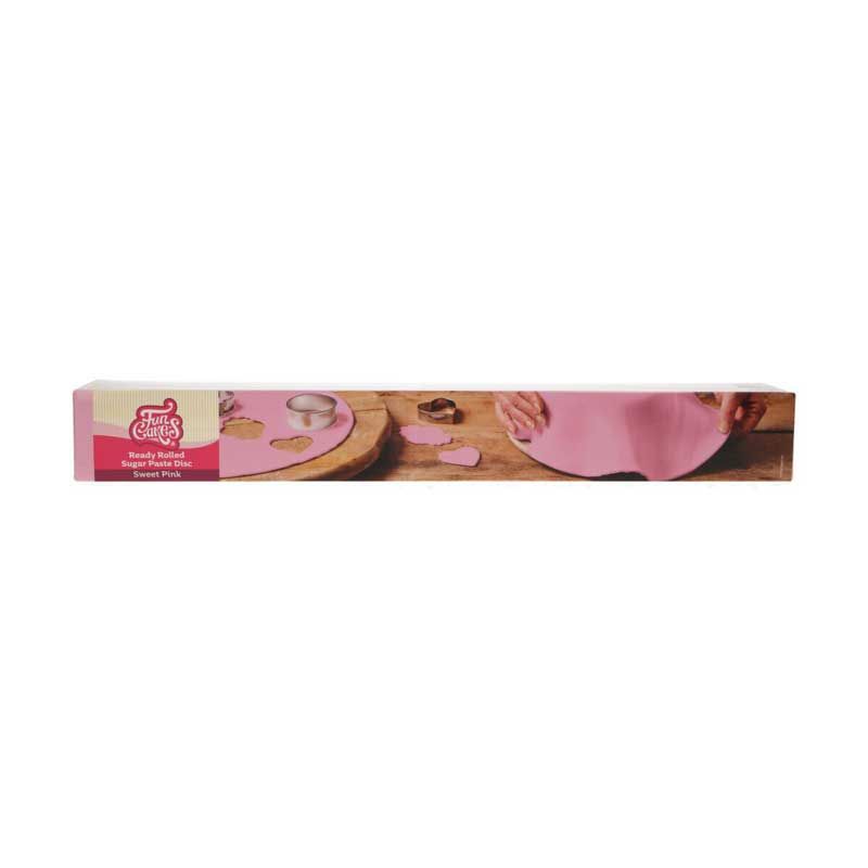 FunCakes – Pâte à Sucre Étalée 430 g (disque prêt à poser) – Couleurs au choix