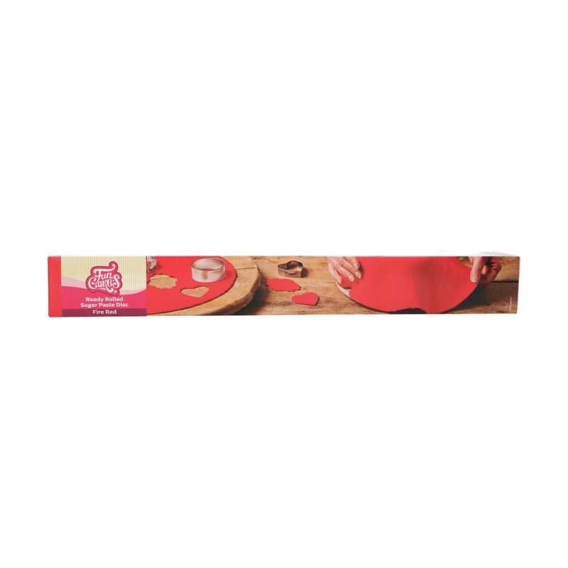 FunCakes – Pâte à Sucre Étalée 430 g (disque prêt à poser) – Couleurs au choix