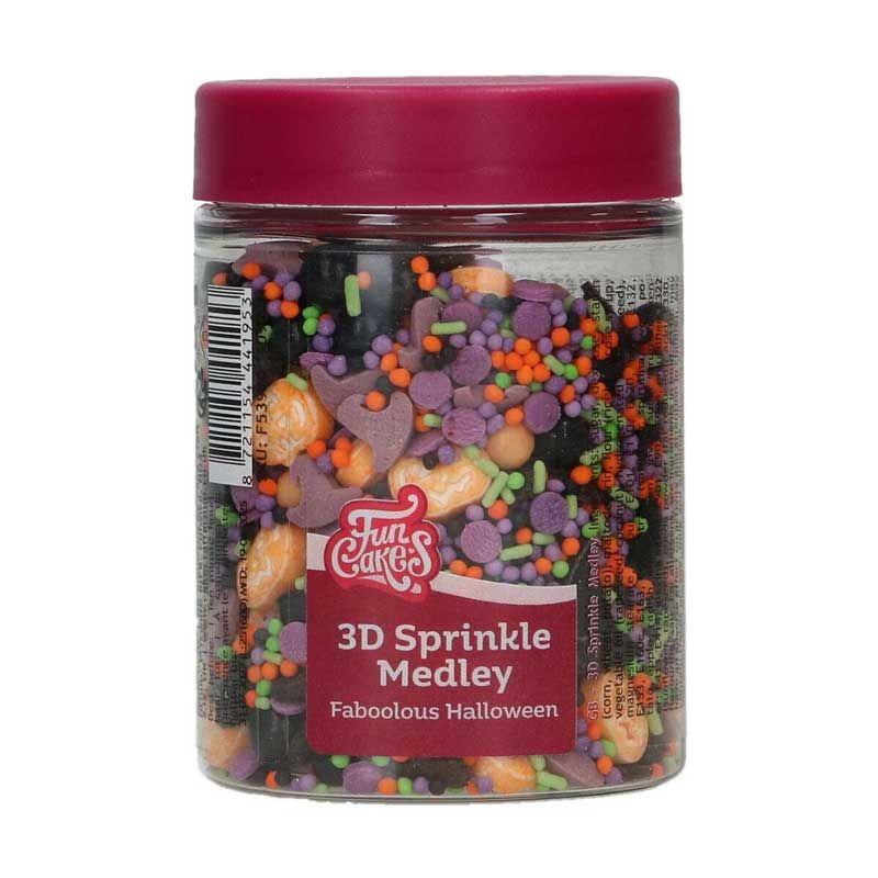 FunCakes 3D Sprinkle Medley – Faboolous Halloween 70 g FunCakes 3D Sprinkle Medley – Faboolous Halloween 70 g
