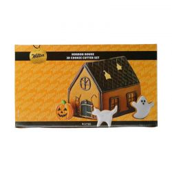 Wilton – Emporte-pièces “Maison de l’horreur” (Set de 9) : biscuits & maison hantée 3D pour Halloween