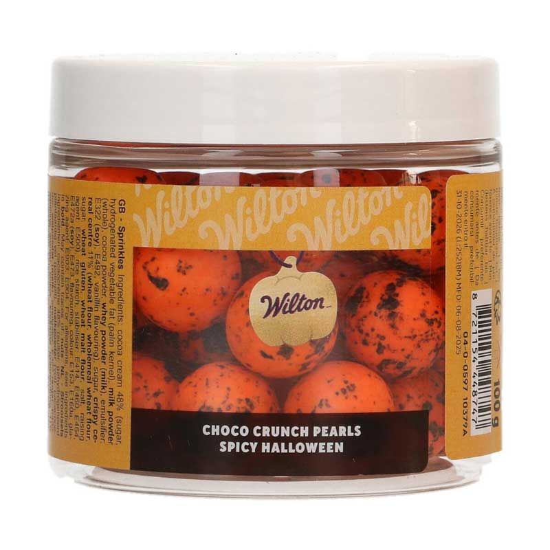 Wilton – Perles Choco Crunch “Spicy Halloween” (Pumpkin Spice) – 100 g Wilton – Perles Choco Crunch “Spicy Halloween” (Pumpkin Spice) – 100 g