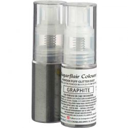Pompe Push poudre à paillettes en Spray Argent clair Sugarflair