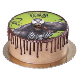 Disque Azyme Venom 20 cm – Décoration comestible Marvel