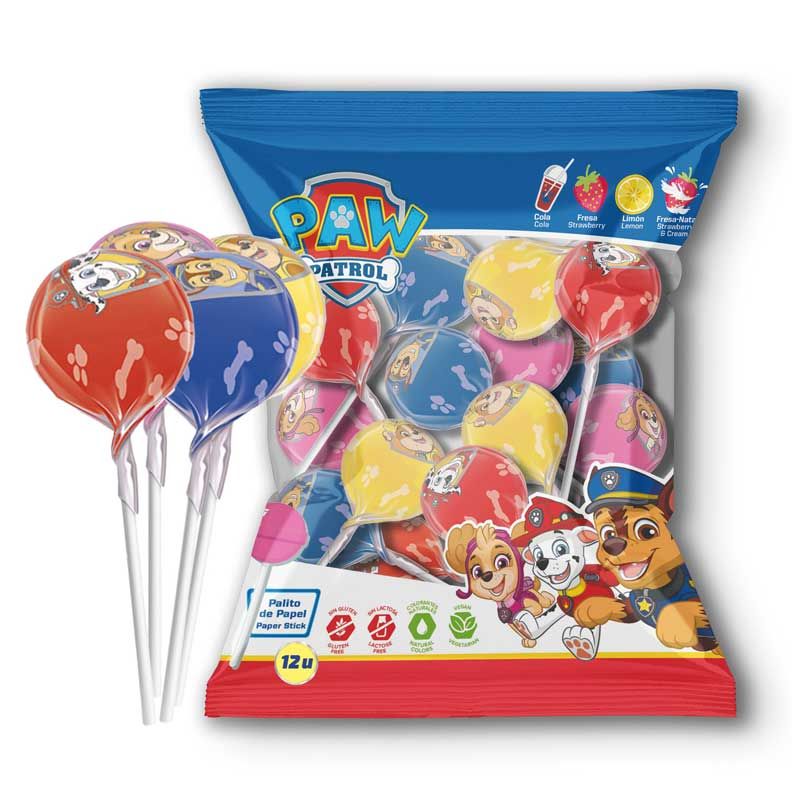 Sucettes Pat’Patrouille – 12 g | Bonbons thématiques pour anniversaires & candy bar