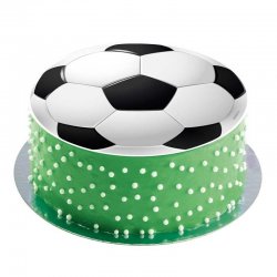 Disque comestible Ballon de foot 15.5cm