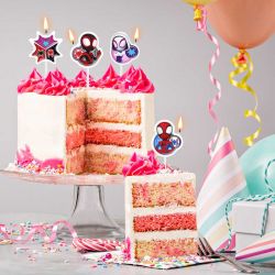 Bougies Anniversaire Spidey – Set de 4 Marvel