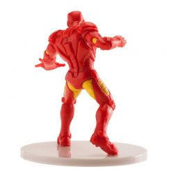 Figurine Iron Man en PVC – Décoration de Gâteau Avengers (contact alimentaire)