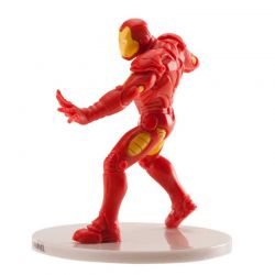 Figurine Iron Man en PVC – Décoration de Gâteau Avengers (contact alimentaire)