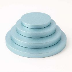 Plateau Cake Drum Bleu Bébé Épais 12 mm – Rond FunCakes (Ø 20/25/30/35 cm), réutilisable