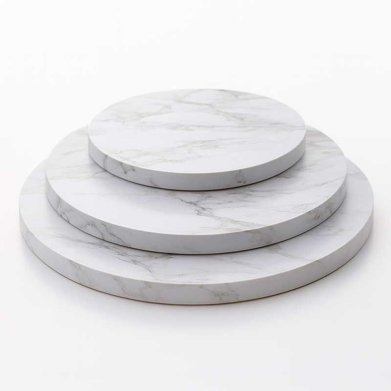 FunCakes Masonite Cake Board Rond – Gris marbré – Ø 25/30/35 cm – 5 mm, réutilisable FunCakes Masonite Cake Board Rond – Gris marbré – Ø 25/30/35 cm – 5 mm, réutilisable