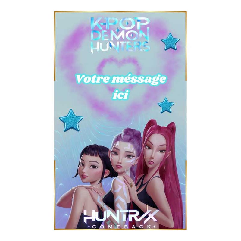 Impressions alimentaires personnalisées K-Pop Demon Hunter –