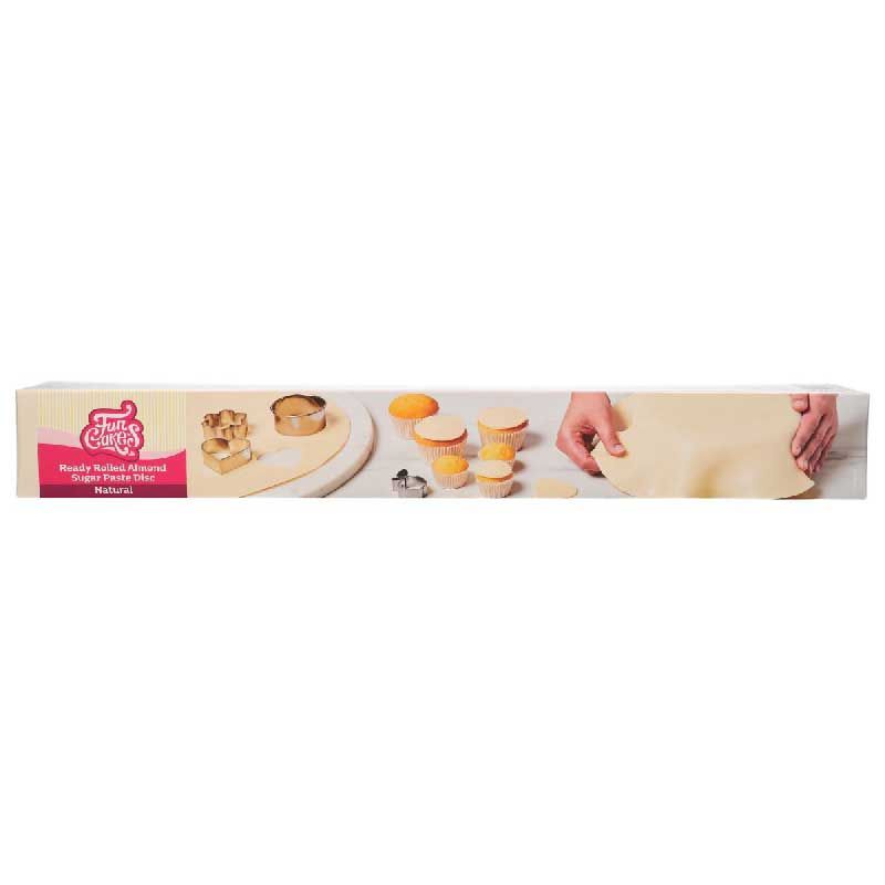 FunCakes – Pâte à Sucre Étalée 430 g (disque prêt à poser) – Couleurs au choix