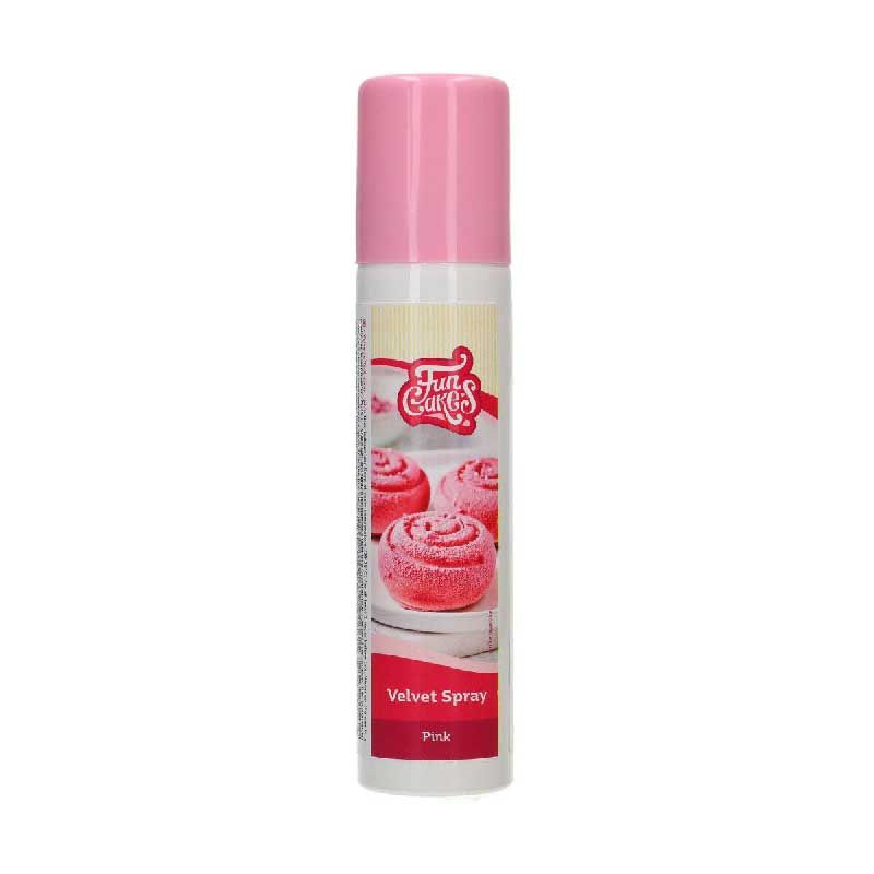 Bombe spray velours 100 ml FunCakes couleur aux choix